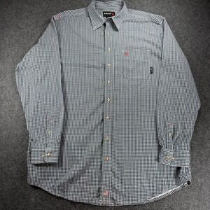 Ariat FR Flannel Work Shirt Mens XXL-Tall Plaid Flame Resistant CAT-2 Western